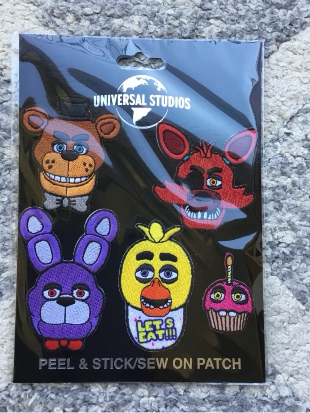 NWT Universal Studios Five Nights at Freddy's Patch Set